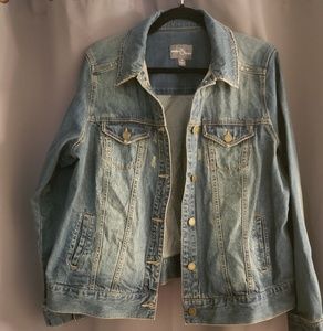 Distressed Jean jacket